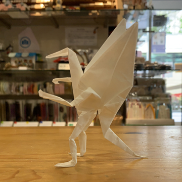 ツルーらぶ 三つの頭と立ち姿の鶴のおはなし オリオリ折り紙マンブログ