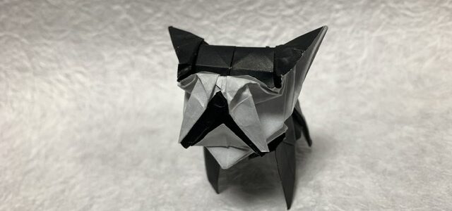 折り紙ブルドッグ創作しました！