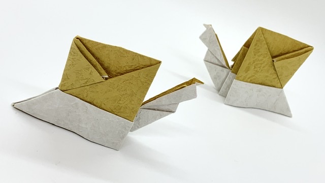 カタツムリの折り方youtubeに公開しました オリオリ折り紙マンブログ