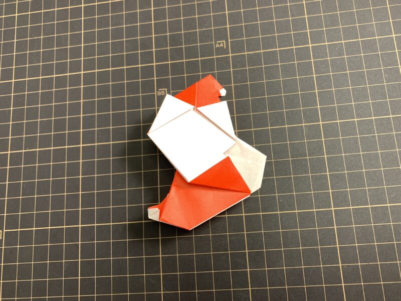 どっこいサンタの折り紙創作しました！