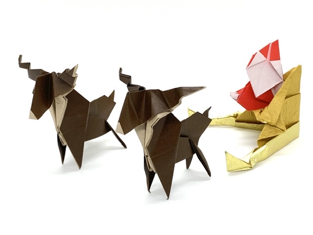 ソリとトナカイの折り方動画公開しました！ | オリオリ折り紙マンブログ